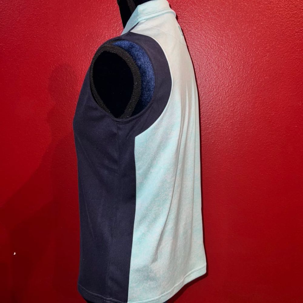 FJ Women's Sleeveless Polo Shirt in Navy - New with Tags size small - Picture 8 of 10